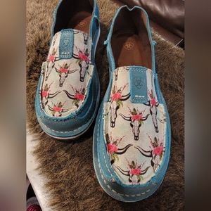 Never worn Ariat Slip On